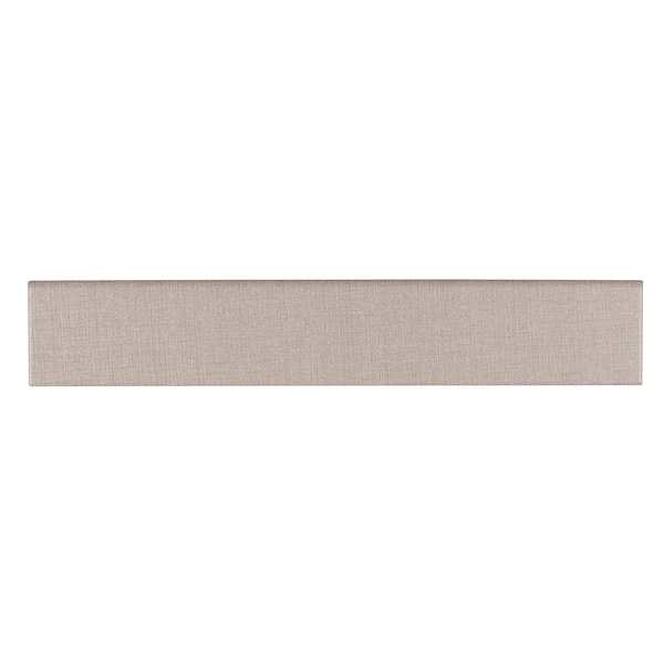 Loft Gris 3 In X 18 In Porcelain Bullnose Tile Trim In Gray, 30PK